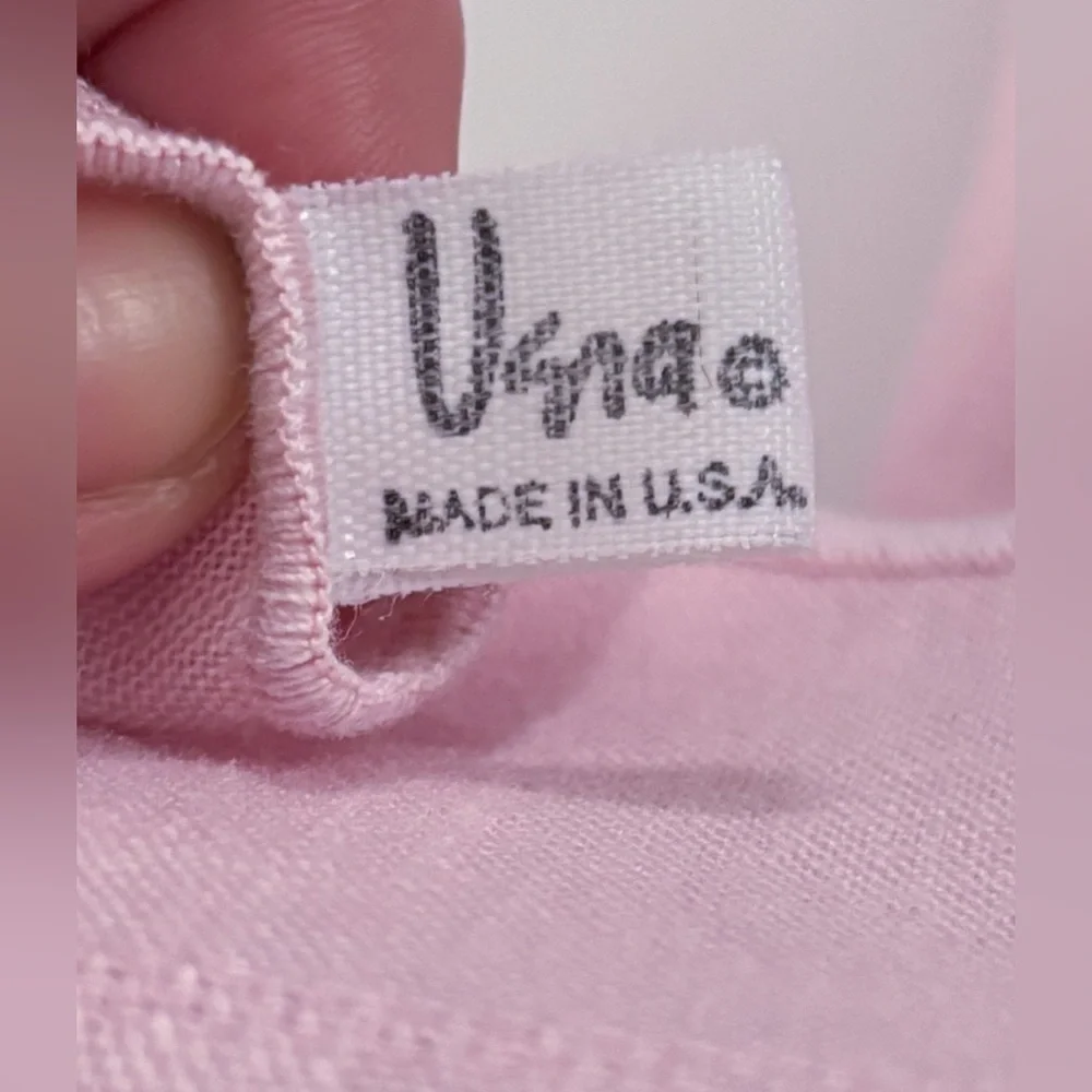 Vera Neumann Light Pink Pointelle Square Tablecloth Granny Cottage Core READ